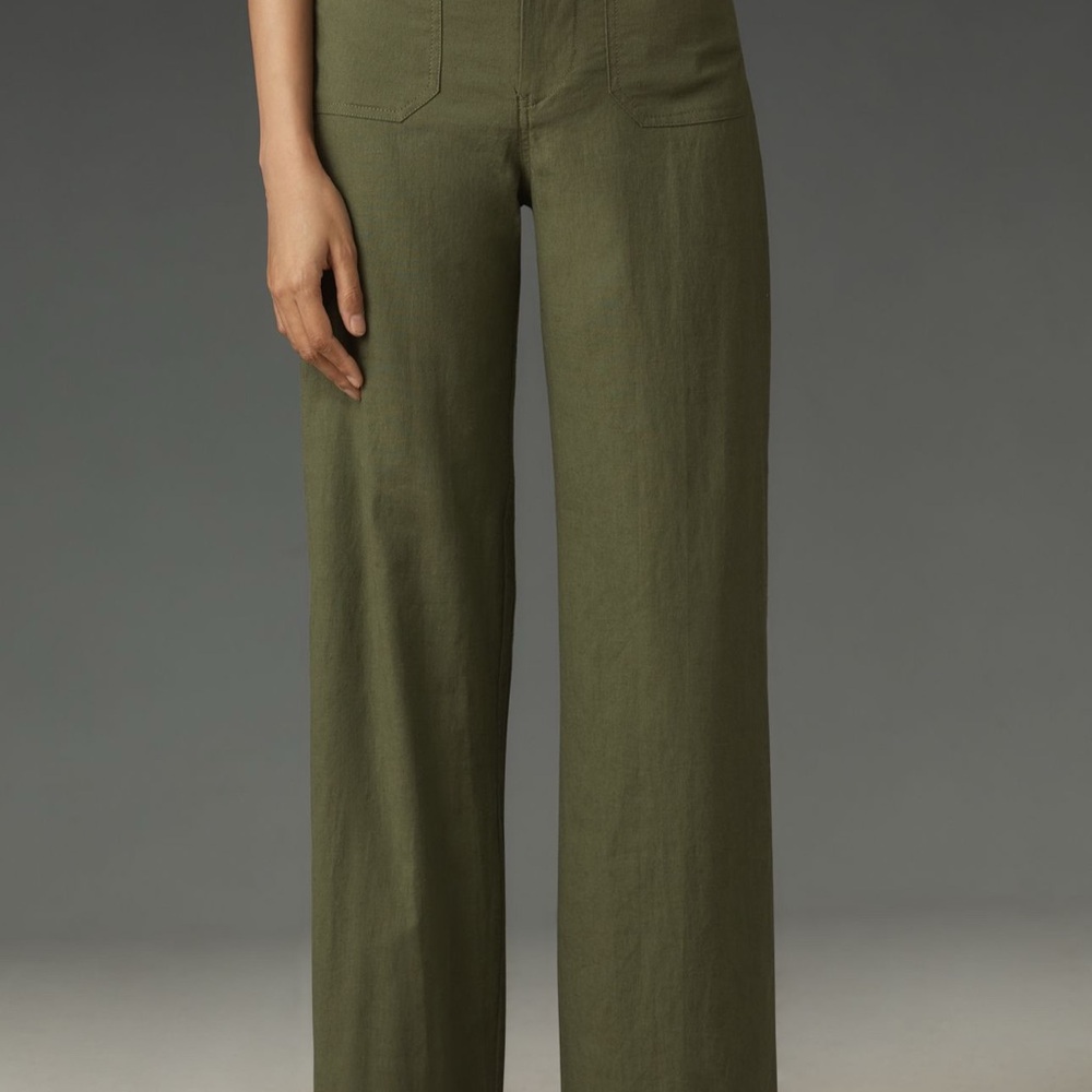 Maeve Olive Wide Leg Women's Pants